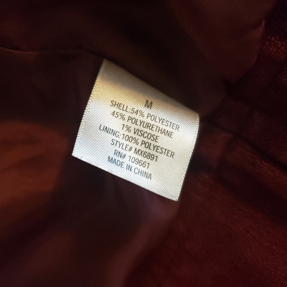 NWOT Maroon Jacket size M - Picture 9 of 14